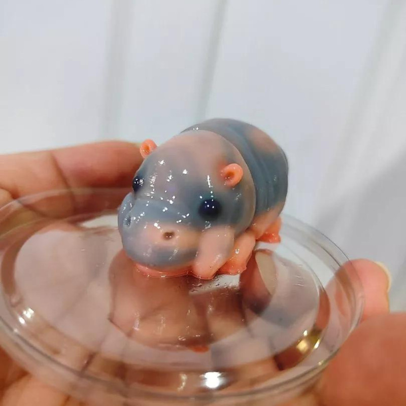 Mold Silicone Moo Deng Hippo Making MOO-DENG Jelly Dessert Party New Year Set 5 gallery