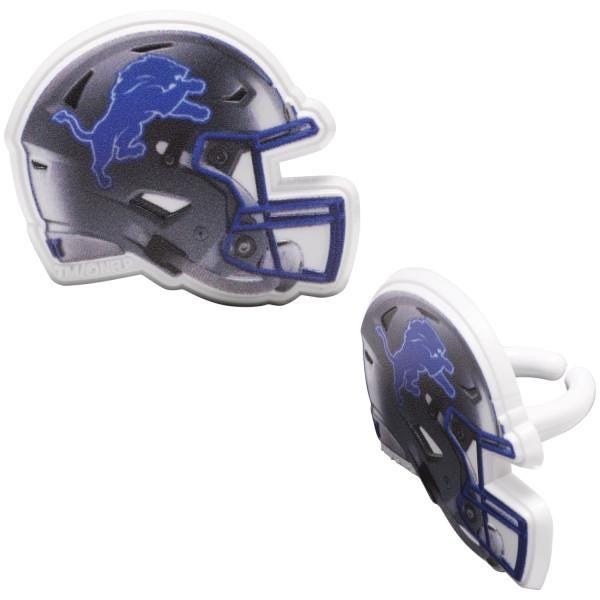 NFL Detroit Lions™ Helmet Cupcake Rings – 12 Count