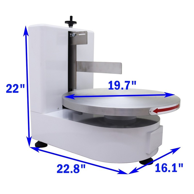 4-16inch Cake Cream Decorating Coating Machine Surface Scraper Speed Adjustable gallery