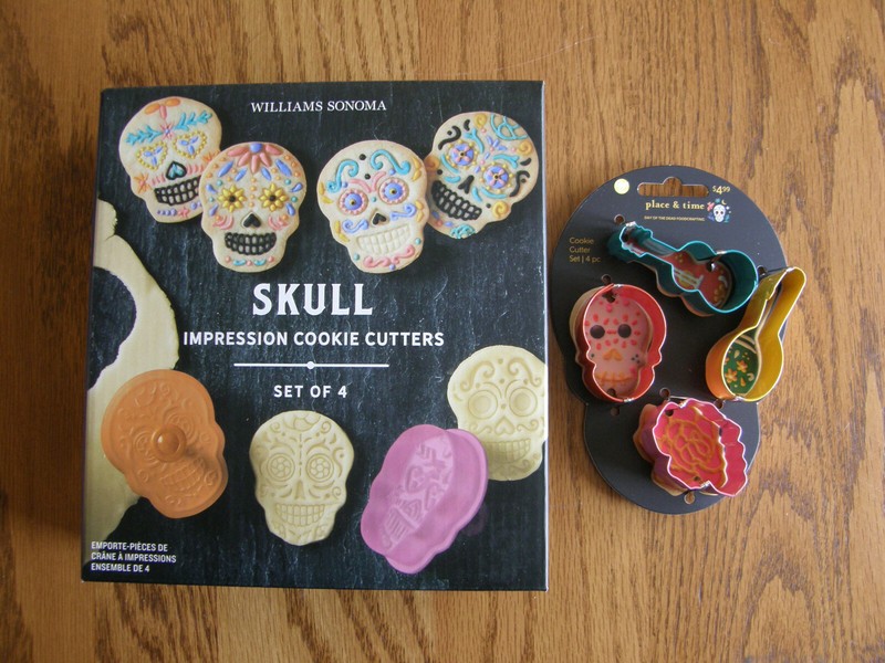 Williams Sonoma Halloween Day of the Dead Skull Cookie Cutters + Mini Set – New