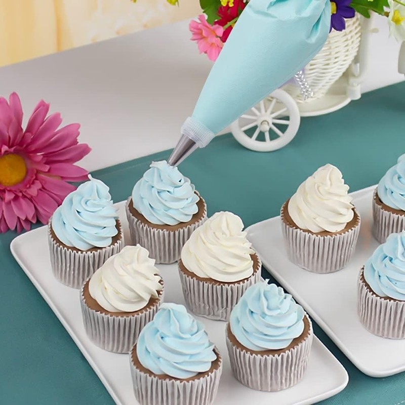 Piping Bags and Tips Set, 100Pcs 12 Inch Pastry Bags, Icing Bags Disposable gallery
