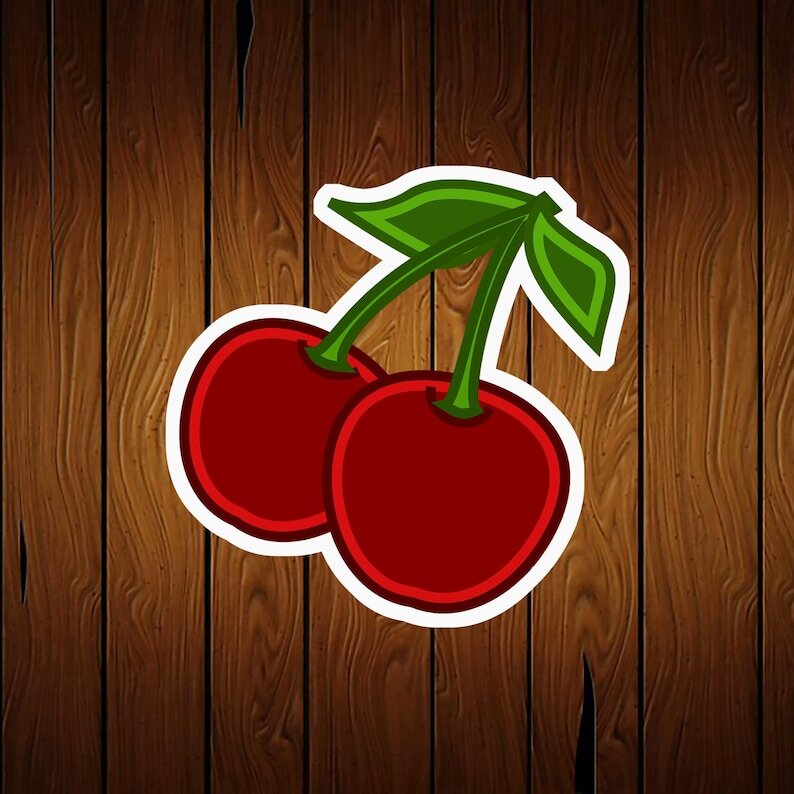 Cherry Cherries Cookie Cutter – 3D Printed Food Safe PLA Plastic