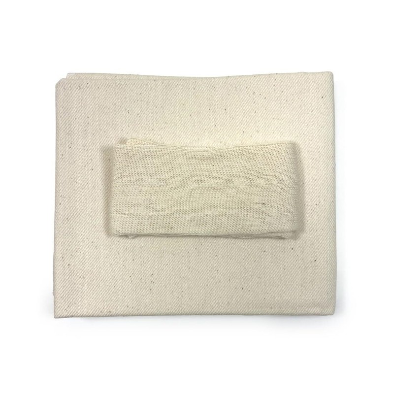 Juego De Funda Para Rodillo Y Tela De Pasteleria Natural, 100% Algodon Cloth &