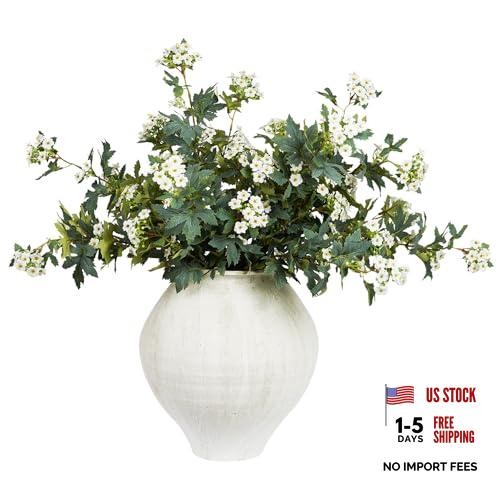 Artificial Plants,Pcs1inch Green Faux Stems for Vase,Fake Flowers 3 Kalanchoe