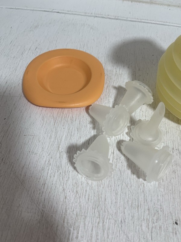 Vintage Tupperware Back 2 Basics Squeeze It Icing Decorating Piping Ball Nozzles gallery
