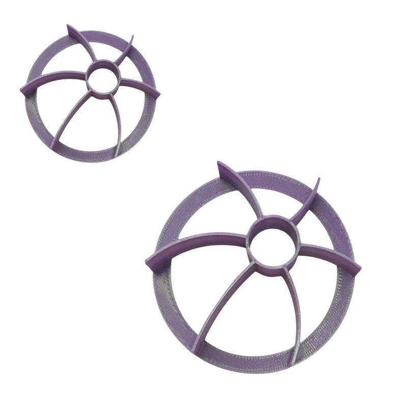 BEACH BALL SET OF 2 SIZES CONCHA COOKIE CUTTERS MEXICAN SWEET BREAD STAMP PR1772