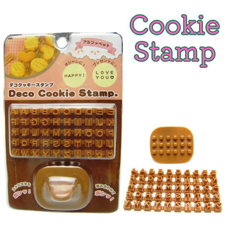🍪Deco Cookie Stamp Tool set – English Alphabet 26 letters & 4 signs Easy to use