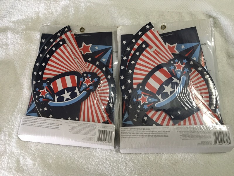 Wilton Cupcakes-N-More Dessert Stand 3 tiered Patriotic 4th July X2 gallery