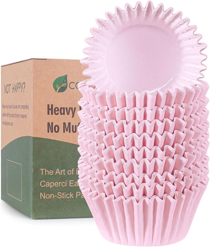 Heavy Duty Jumbo Cupcake Muffin Liners for Baking – 100pcs