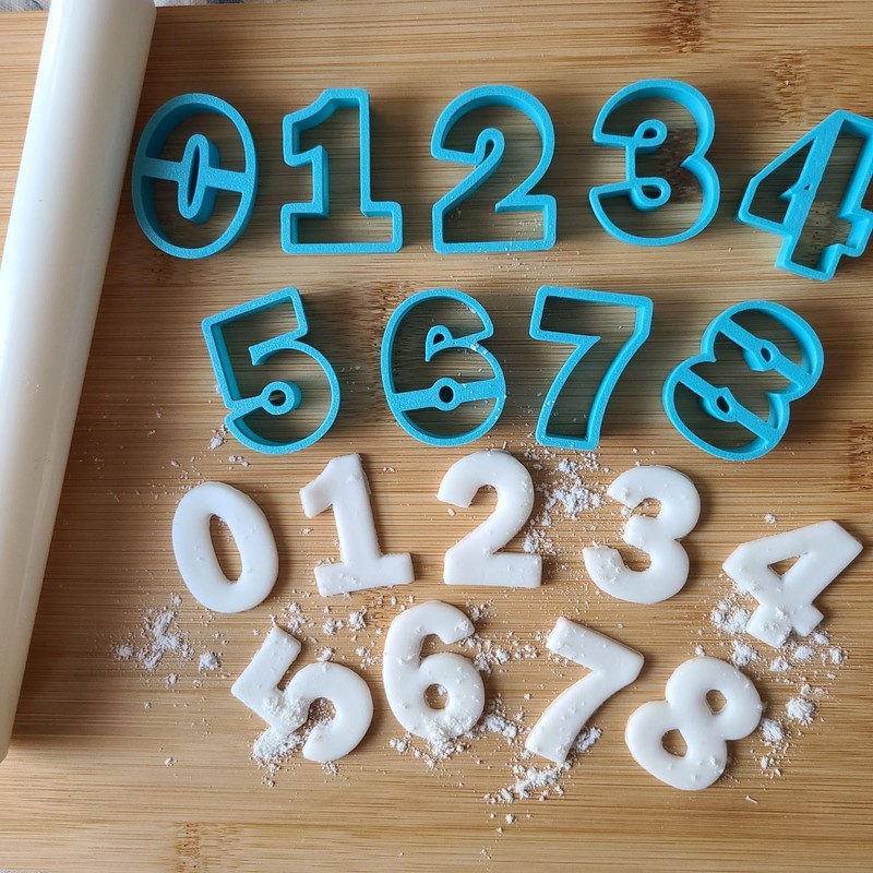 Numbers Cookie Cutter. Perfect Gift Birthday Party 3 sizes gallery