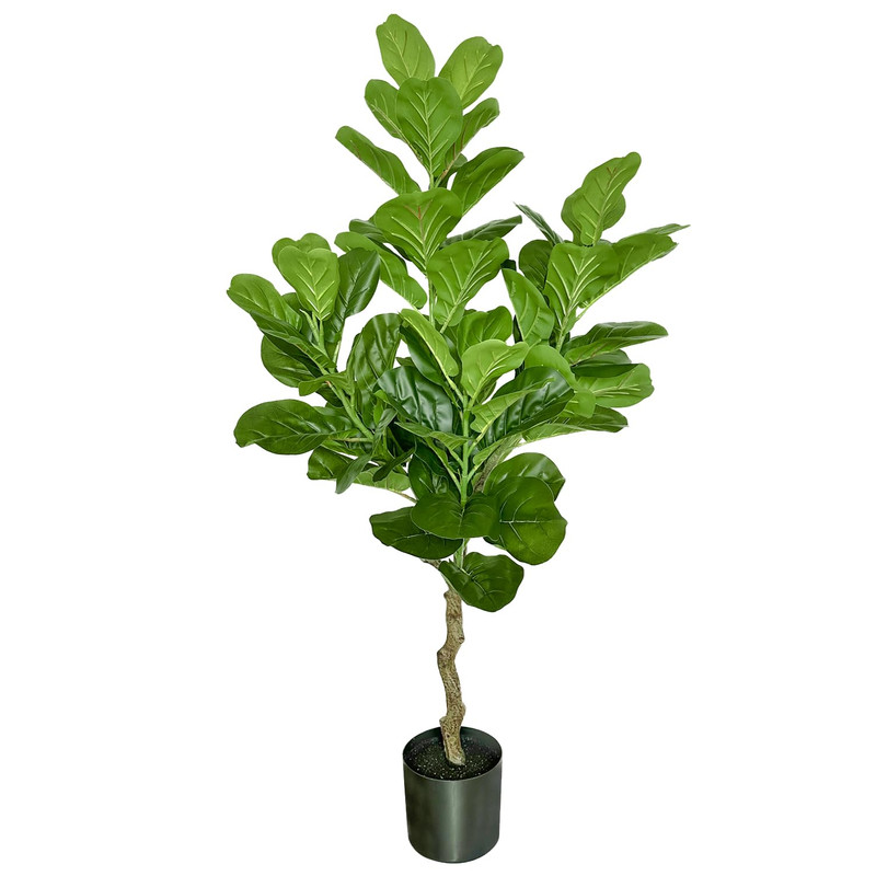 Besamenature Artificial Fiddle Leaf Fig Tree Faux Plant For Home Office
