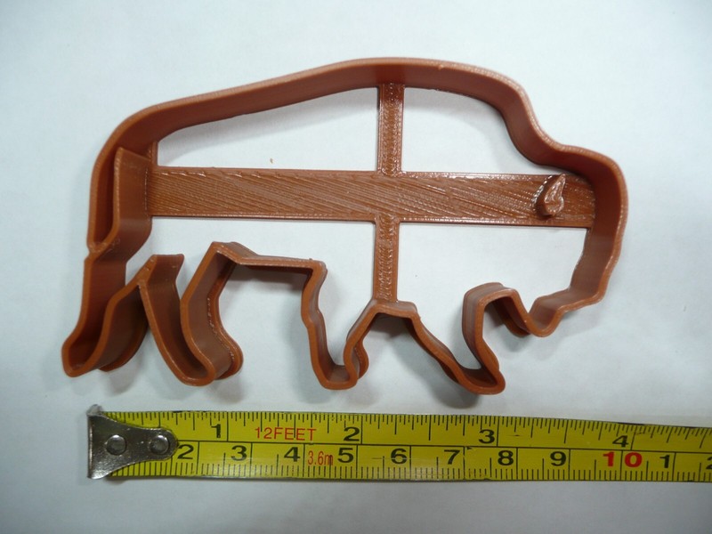 BISON DETAILED BUFFALO ANIMAL COOKIE CUTTER USA PR5326 gallery