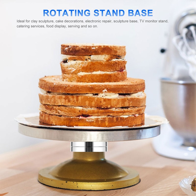 2Pcs Turntable Base Axle with Noise Reducing Oil Feature for Dining Table Use gallery