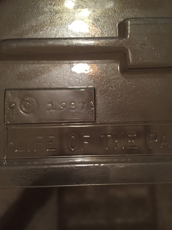1987 Life of the Party T-REX DINOSAUR BARNIE Candy Making Lollipop Mold # 08886 gallery