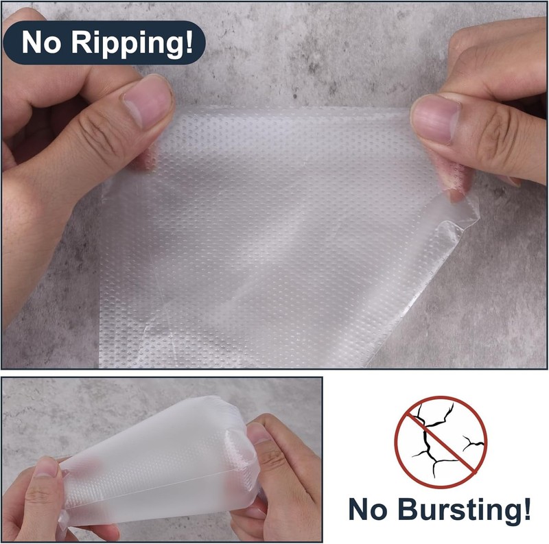 100 Pcs Disposable Mini Piping Bags 8 inch Pastry Bag Pastry Crimpers Small P... gallery