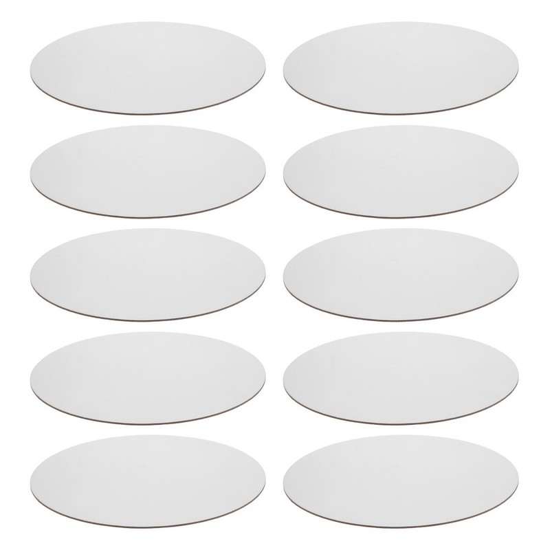 10 Pcs Round Base Plate Thick Cake Boards Circular Plates Decorative