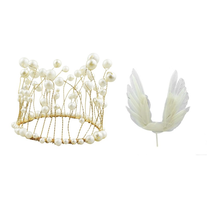 2 Pcs Cake Topper Topperss Birthday for Cakes Dessert Decoration