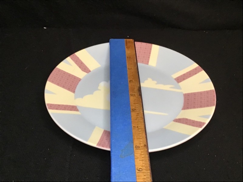 NWOT w/Box The Great British Bake Off 2Tier Cake Desserts Stand Porcelain Plates gallery