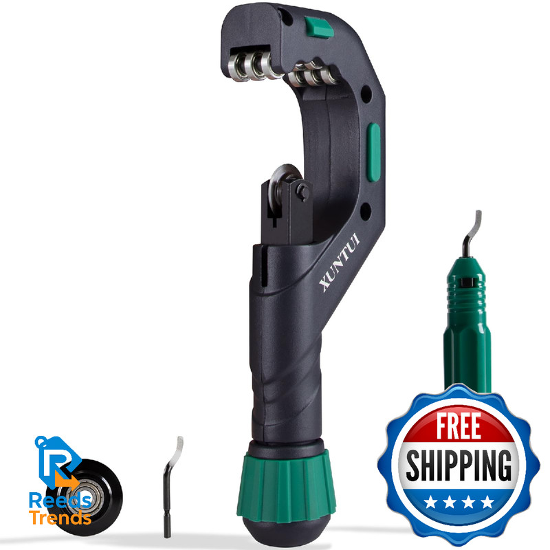 XUNTUI 70mm Large Pipe Cutter Kit – Fits 1/4″ to 2″ Nominal (2.7″ Actual OD) – P