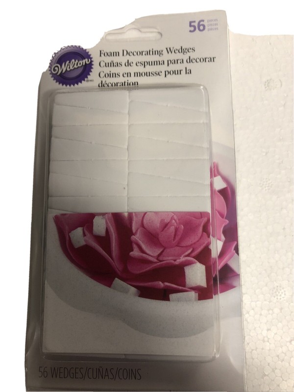 Foam Decorating Wedges, 56-Pc. from Wilton 1365 – NEW