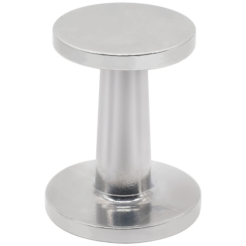 Ezebesta Dual-Sided Espresso Hand Tamper 51mm and 58mm Dual Ended Silver