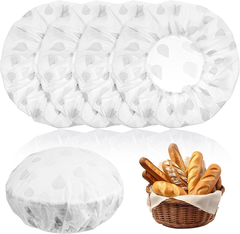 4 Pcs Bowl Covers for Bread Proofing, Reble Bowl Covers, 12″ Elastic