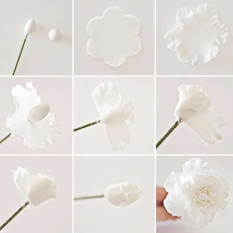 Flower Cookie Cutters Set of 5 Stainless Steel Biscuit & Sandwich Molds gallery