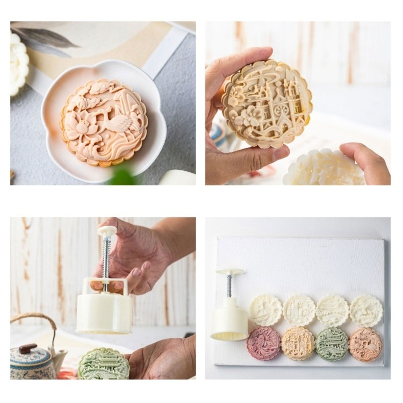 ABS Plastic Chinese Mooncakes Form Pastry Molds for Professional and Home Use gallery