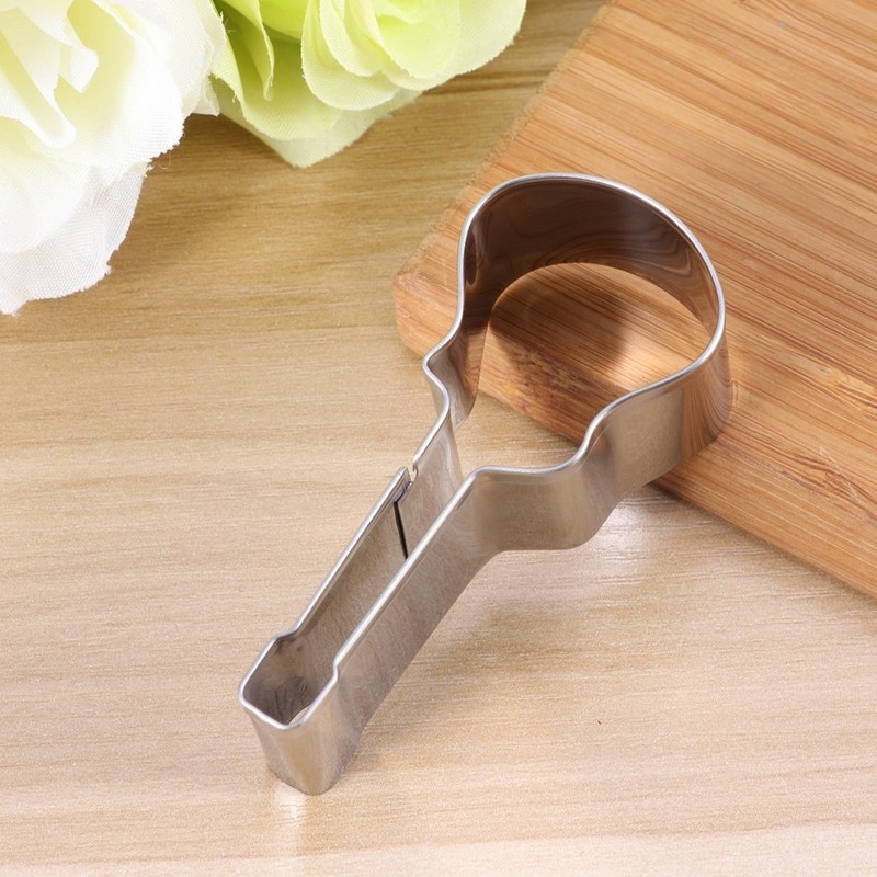 Non Rust Stainless Steel Guitar Biscuit Cutter for Home and Professional Baking gallery
