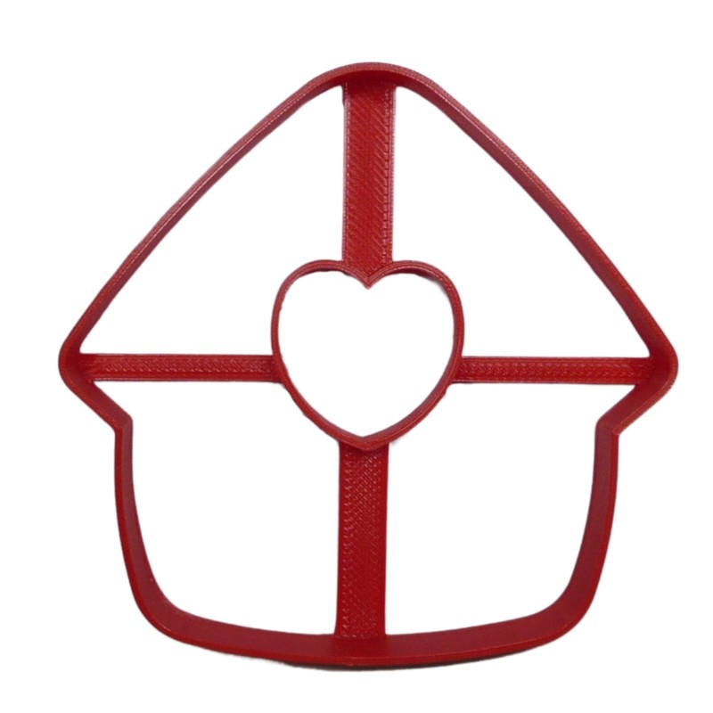 BIRDHOUSE WITH HEART OPENING SPRING GARDEN COOKIE CUTTER USA PR5362