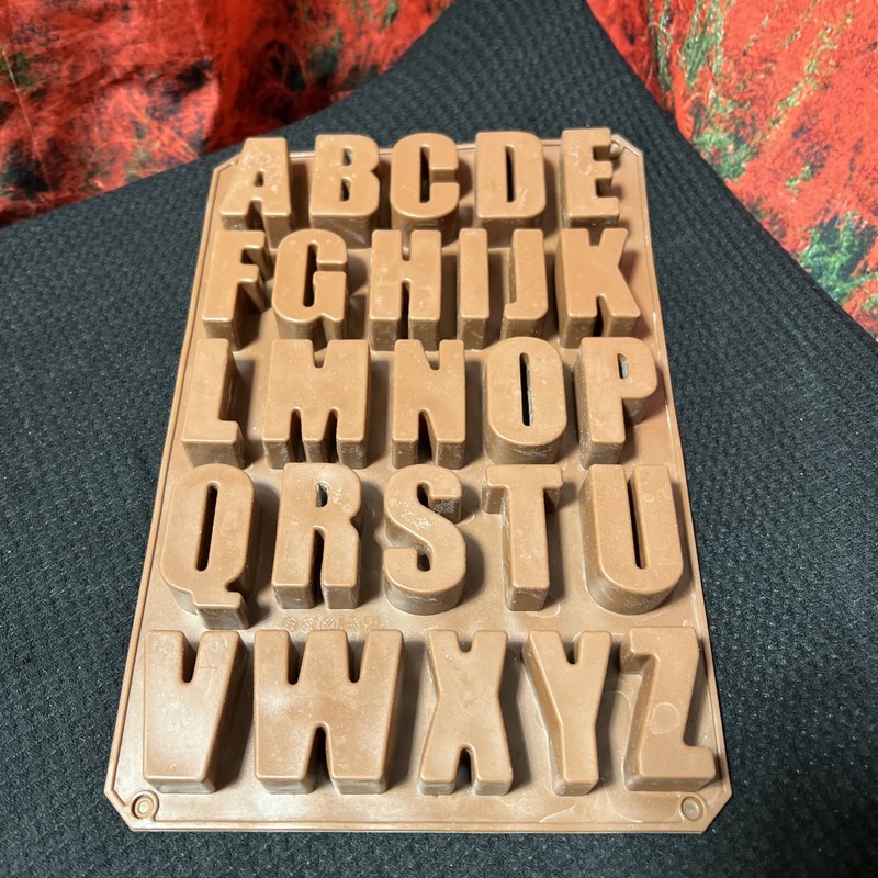 1PC Baking Mold Silicone Mold Chocolate Alphabet A-Z Bomb, Cake, Jelly