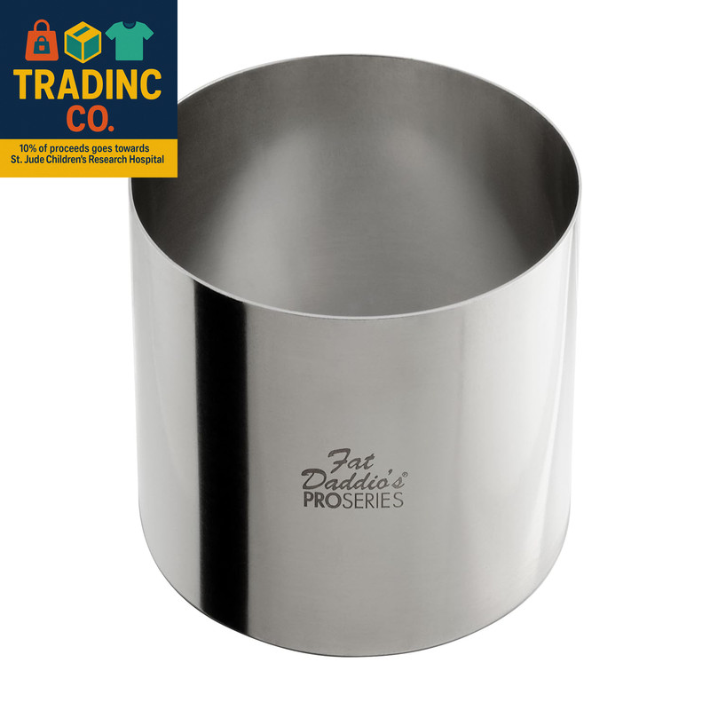 Stainless Steel round Cake & Pastry Ring, 4 X 3 Inch