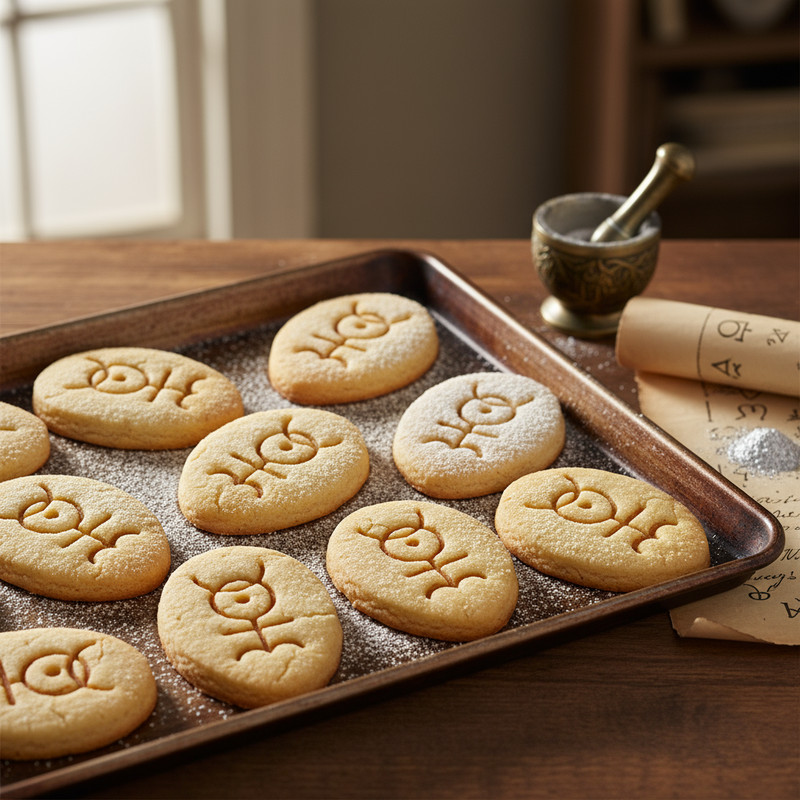 Hieroglyphic Monad Cookie Cutter - Esoteric Alchemy & Astrology Mystical Baking gallery