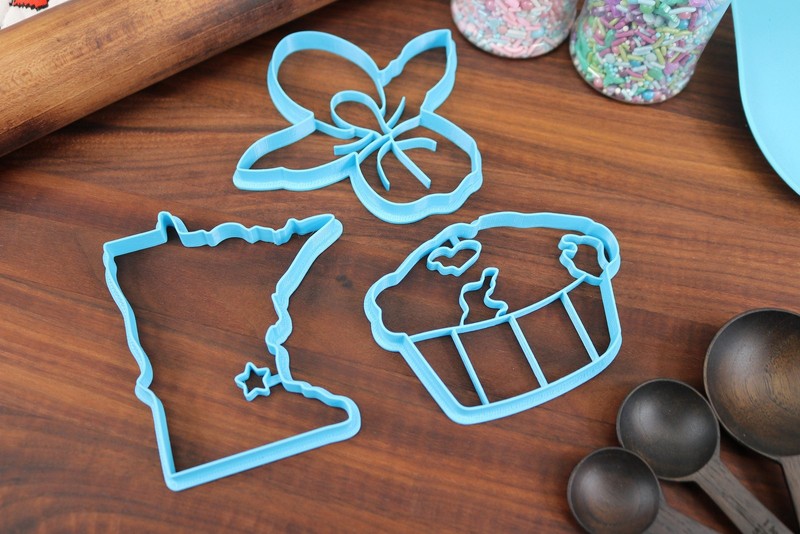 Minnesota Cookie Cutters - Blueberry Muffin, Bundt Cake, Lady Slipper, Lake gallery