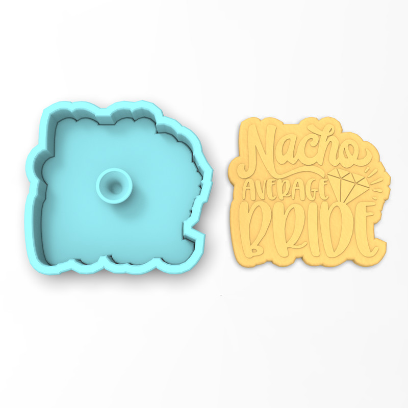 Bride Cookie Cutter & Stamp | Nacho Average Fiesta Taco Mexican Bachelorette #1 gallery