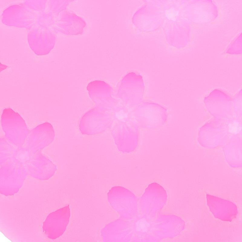 3D Sakura Shape Silicone Mold DIY Cherry Blossom Fondant Candy Cake Decor Tools gallery