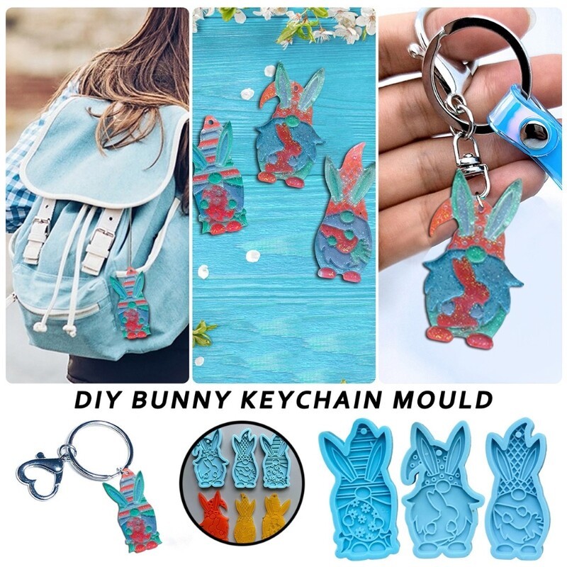 3-Piece Silicone Candy Molds Easter Rabbit Shape Perfect Gifts for Baking Lovers gallery