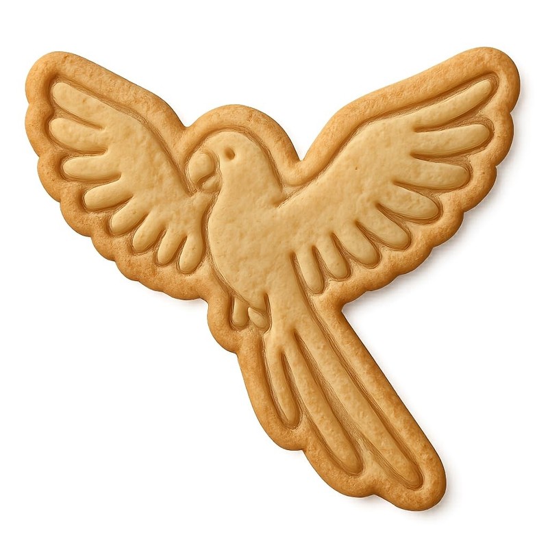 Wing-Spread Macaw Cookie Cutter & Stamp, Fondant & Clay - 4x2.9 gallery