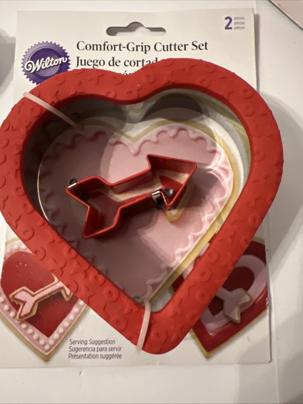 Wilton Heart Shaped Valentine's Day Metal Cookie Cutter-4 Set Of Cookie Cutters gallery