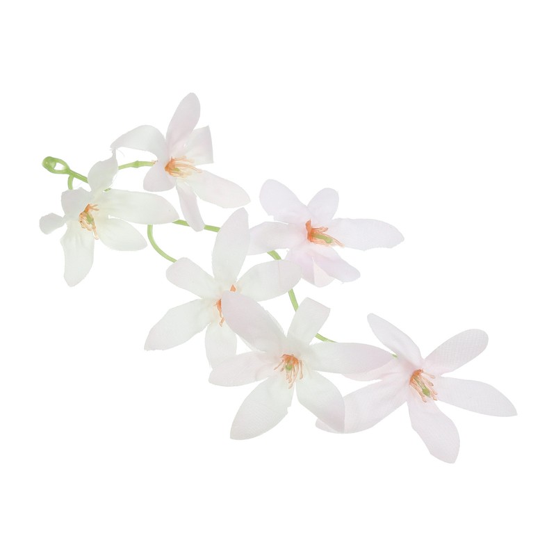 16Pcs 7" Artificial Orchid Flower Floating Candles Simulation Flower Pink gallery