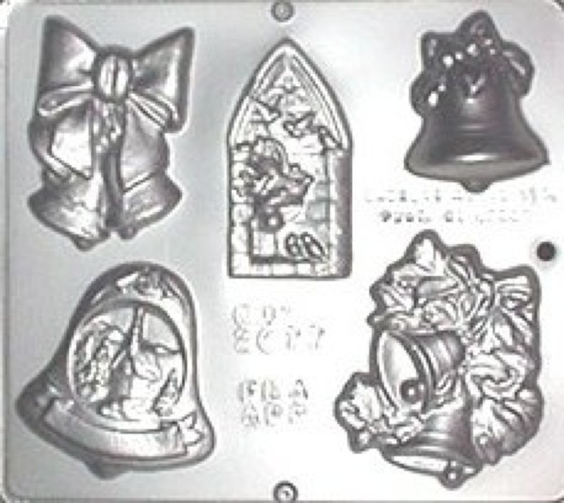 Christmas Bell Assortment Chocolate Candy Mold Christmas 2077 NEW gallery