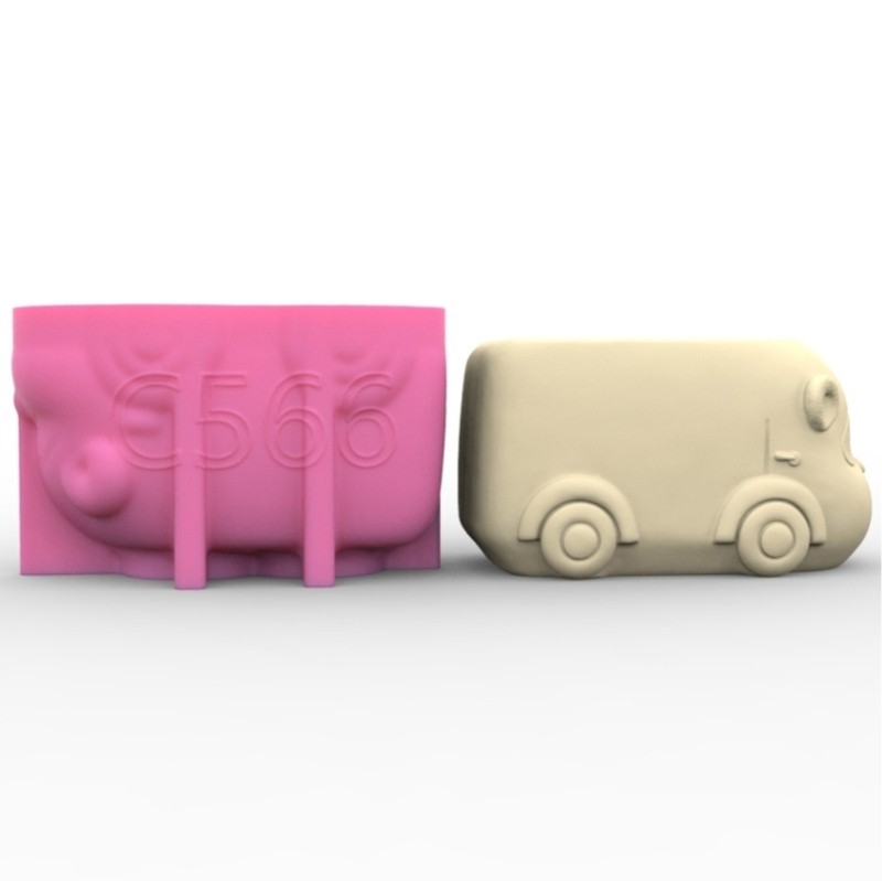 Animal Car Shape Silicone Vase Molds for Crafting Concrete Holders gallery