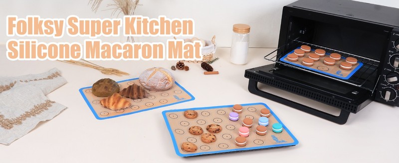 Silicone Baking Mat aron - Set of 3 (2 Half Sheet Liners and 1 Quarter gallery