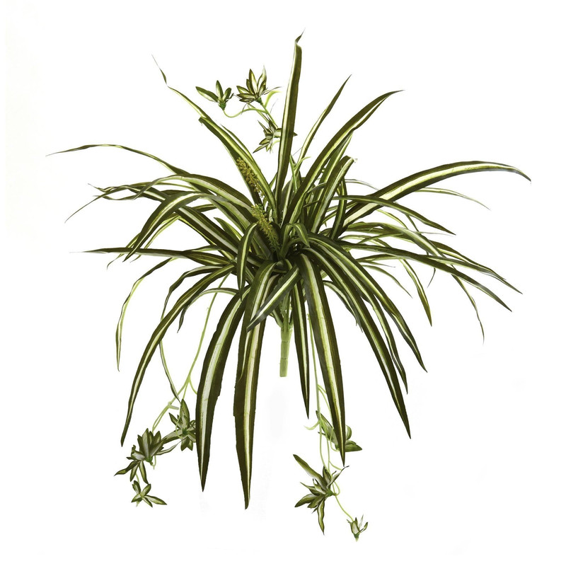 Nearly Natural 23In. Spider Plant Bush Set Of 4