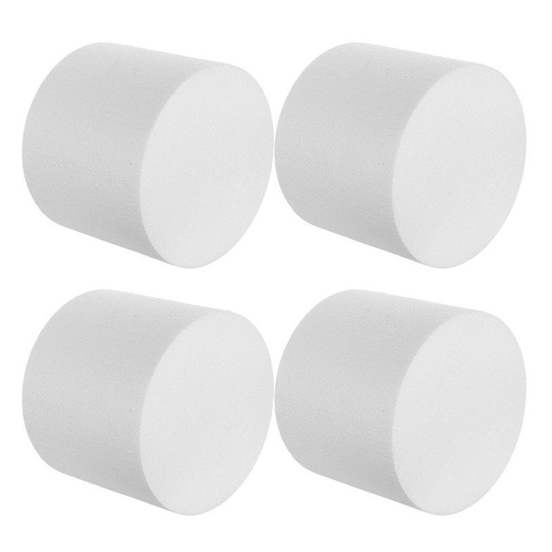 4Pcs Round Foam Cake Dummies for Wedding Cake Display and Decorating Practice gallery