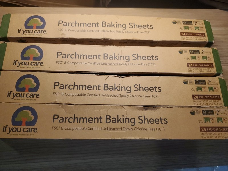 If You Care 24 Pre Cut Sheets Brown Parchment Baking Paper 13″ x 16″ Lot of 4