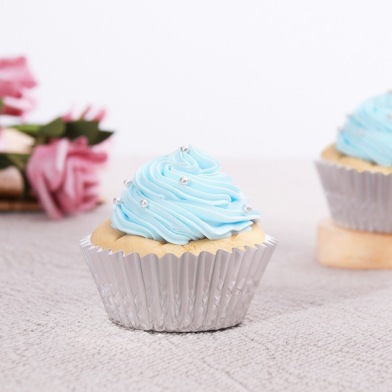 200Pcs Cupcake Wrapper for Baking Aluminum Foil Paper Cups Assorted Colors gallery