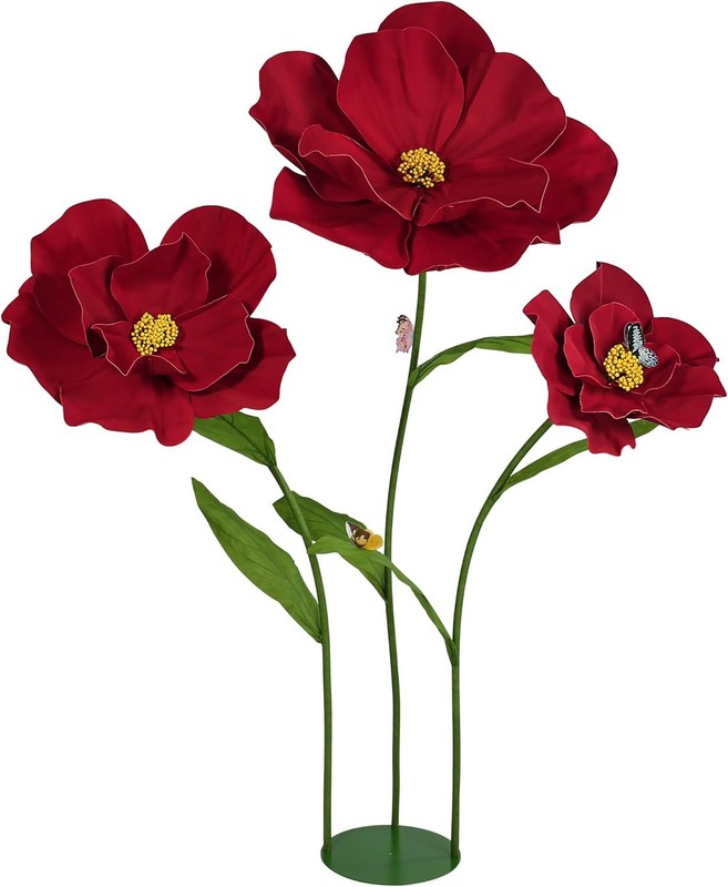 5.8ft Giant Artificial Flowers for Decoration, Large EVA Floral Decorations,