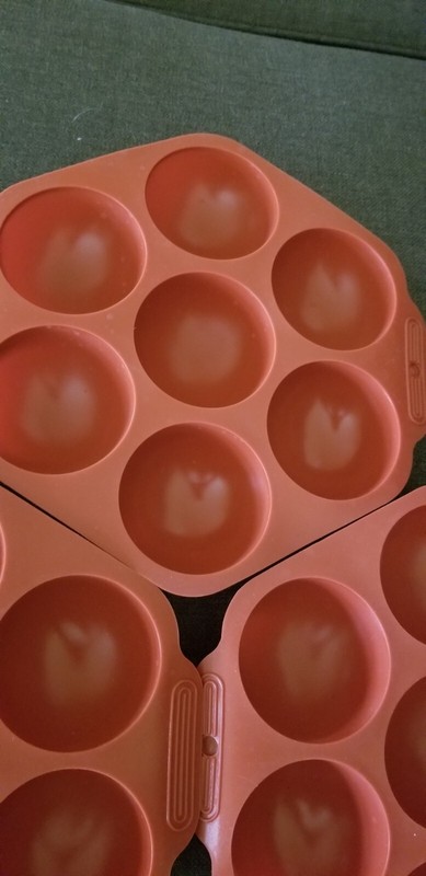 7-Cavity Semi Sphere Silicone Mold Baking Mold for Making Cocoa Bombs Cakes Soap gallery