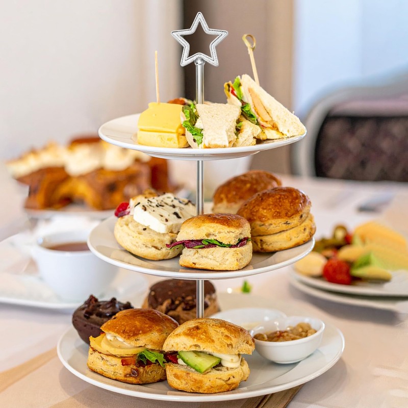 3 Tiered Tray Hardware kit Metal Cake Stand Holder Heavy Duty Fruit Plate Han... gallery